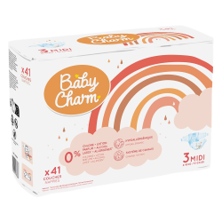 Baby Charm Super Dry Flex 3midi 4-9kg 41 couches