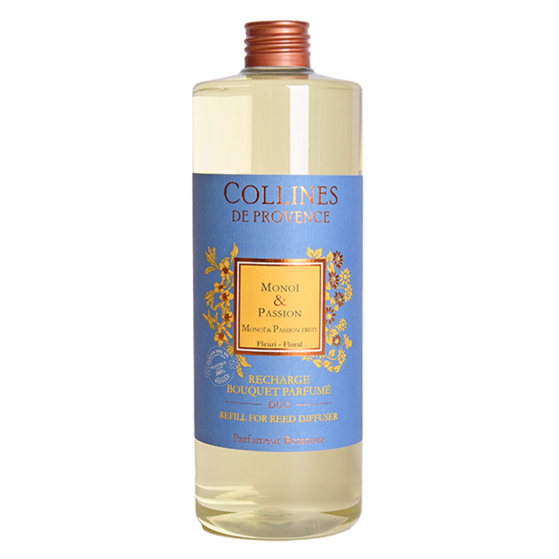 Collines de Provence Recharge Bouquet parfumé Monoï & Passion 500ml