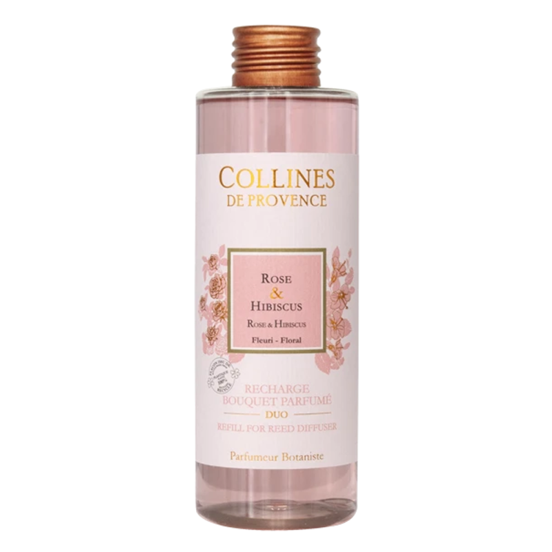Collines de Provence Recharge Bouquet parfumé Rose & Hibiscus 200ml