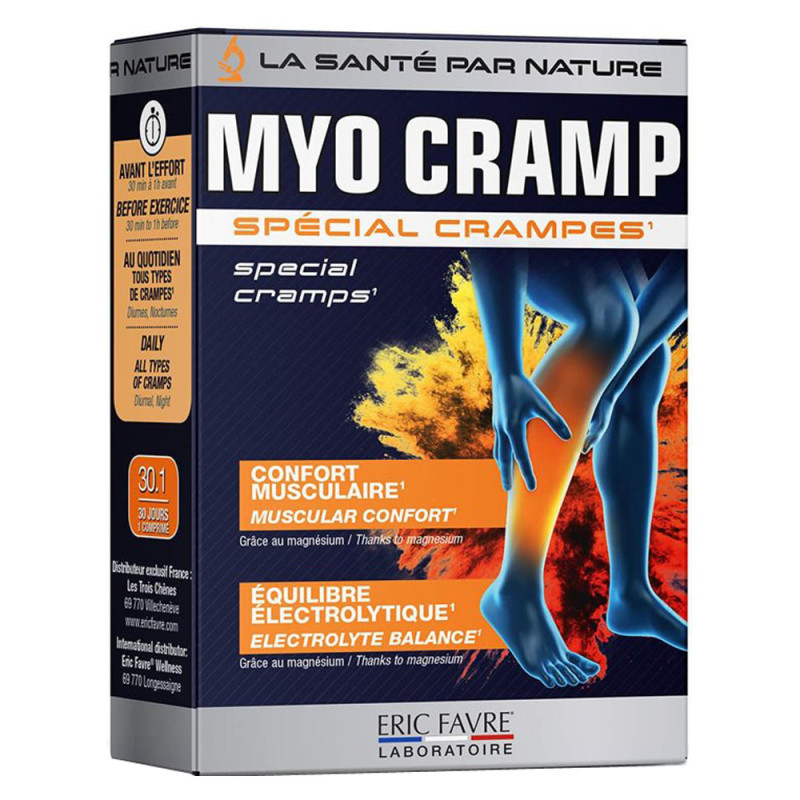 Eric Favre MYO Cramp 30 comprimés