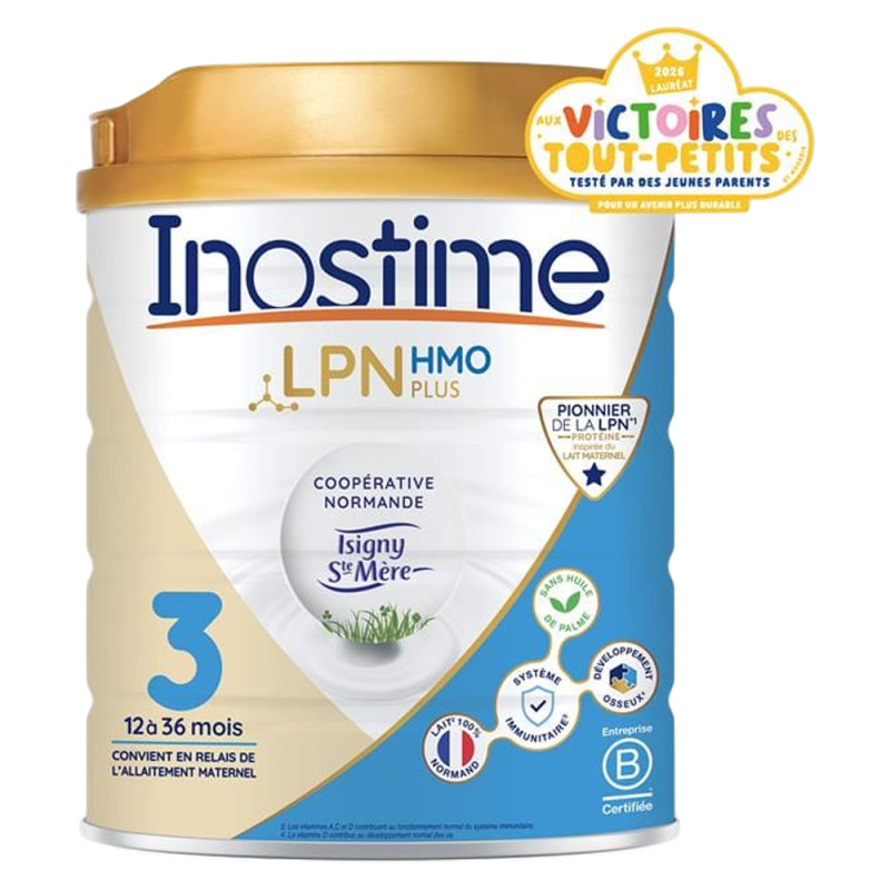 Inostime LPN HMO Lait de Croissance 3ème âge 800gr