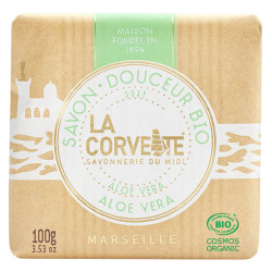 La Corvette Savon douceur aloe vera bio 100gr