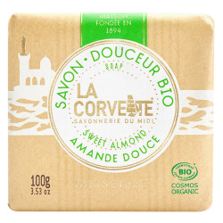 La Corvette Savon douceur amande douce bio 100gr