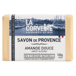 La Corvette Savon de Provence Amande douce 100gr