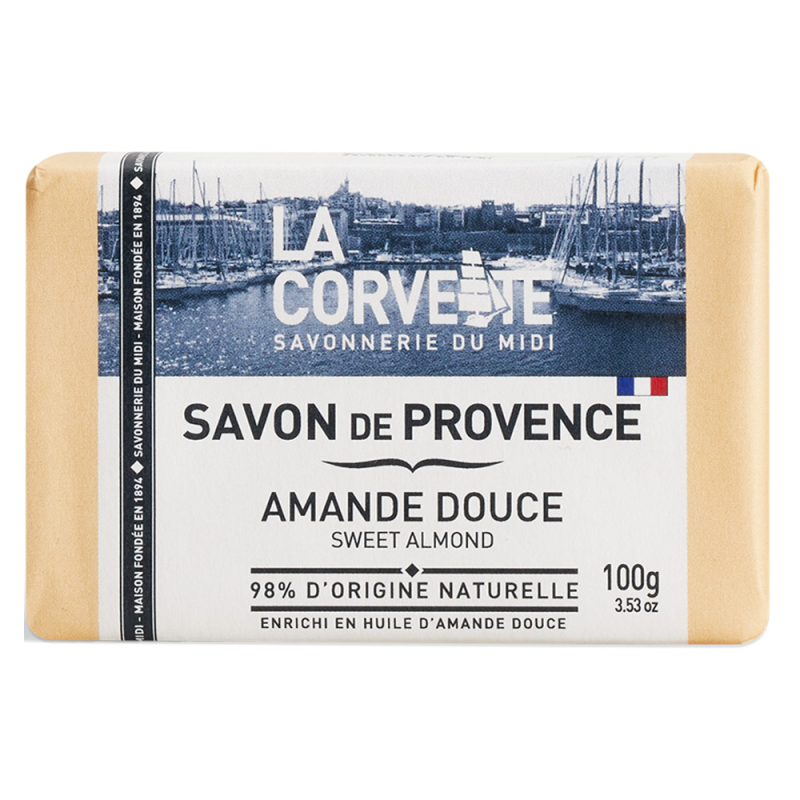 La Corvette Savon de Provence Amande douce 100gr