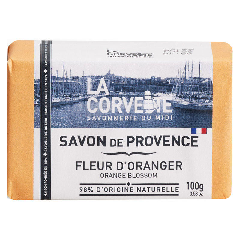 La Corvette Savon de Provence Fleur d'Oranger 100gr