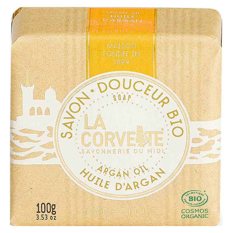 La Corvette Savon Douceur bio Huile d'Argan 100gr