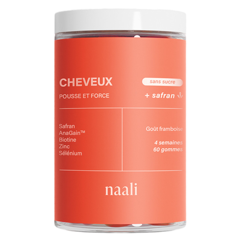 Naali Gummies Cheveux Croissance & force 60 gommes