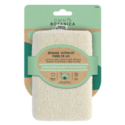 Omnia Botanica Éponge coton et fibre de lin