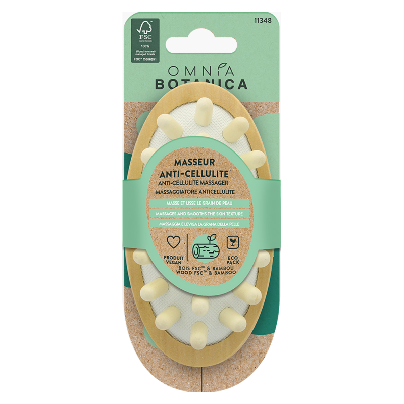 Omnia Botanica Masseur anti-cellulite en bois