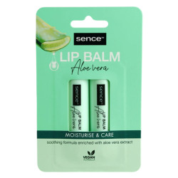 Sence Baume à lèvres Aloe vera lot de 2x4,3gr