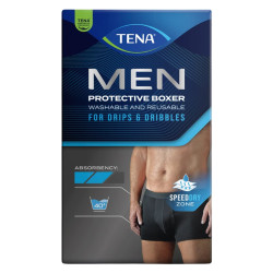 Tena Men Boxers de protection lavable Noir taille L 1 unité