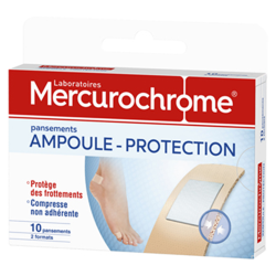 Mercurochrome Ampoule-Protection 10 pansements