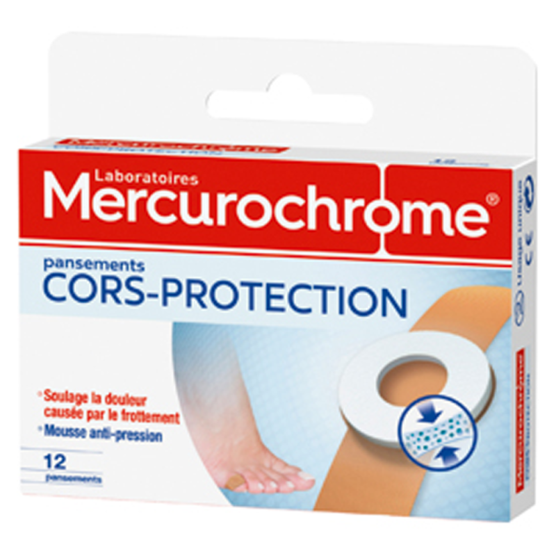 Mercurochrome Cors-Protection 12 pansements
