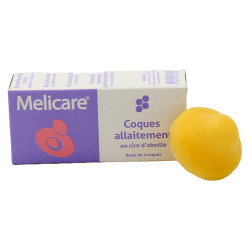 Melicare Coques d’allaitement en cire d’abeille 1paire