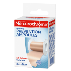 Mercurochrome Sparadrap Prévention Ampoules 2m x 5cm
