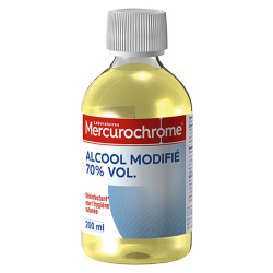 Mercurochrome Alcool Modifié 70% Vol 200ml