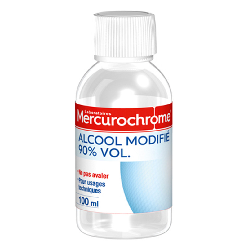 Mercurochrome Alcool Modifié 90% Vol 100ml