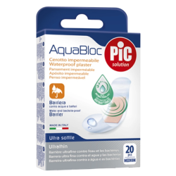 Pic Solution AquaBloc pansement imperméable 20 pièces mix