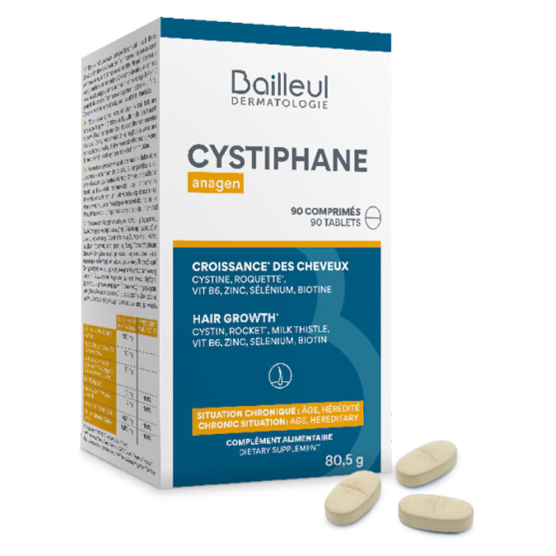 Cystiphane Anagen Croissance des cheveux 90 comprimés