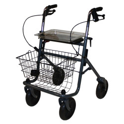 Vitadomia Déambulateur 4 roues avec panier TA3903