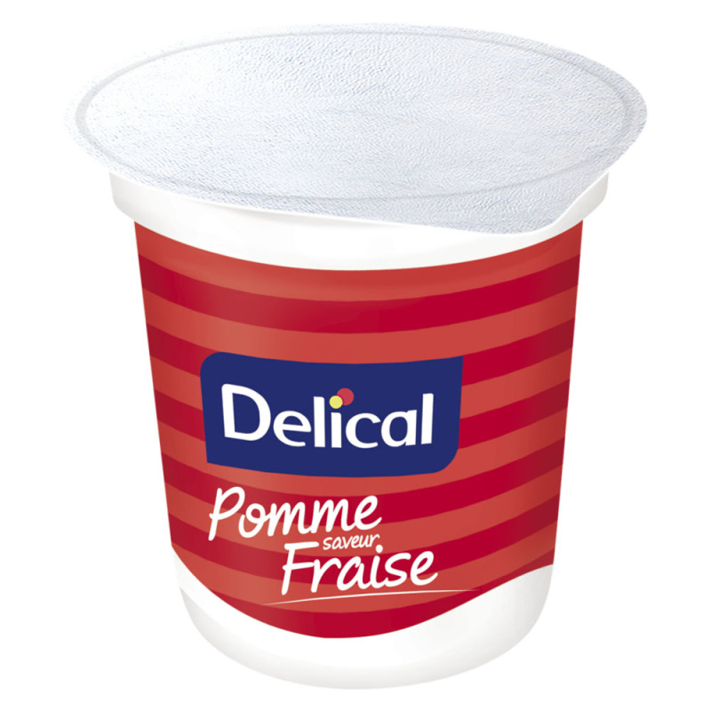 Delical Nutra'Pote Pomme Fraise 4 x 200gr