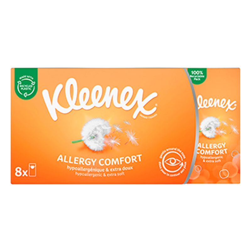 Kleenex Allergy Comfort P8x10 mouchoirs pour allergiques