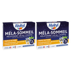 Alvityl Méla-Sommeil Triple action lot de 2x30 gélules