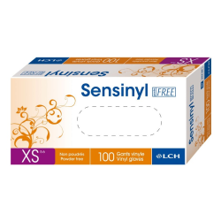 LCH Sensinyl Gants Vinyle non poudré L 8/9 boîte de 100