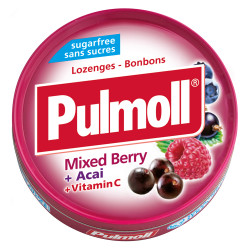 Pulmoll Mixed Berry Fruits rouges sans sucres 45gr