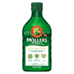 Möller's Omega-3 Huile de foie de morue nature 250ml