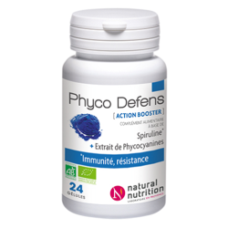 Natural Nutrition Phyco Defens bio 24 gélules