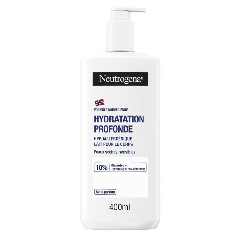 Neutrogena Hydratation Profonde Lait corps sans parfum 400ml