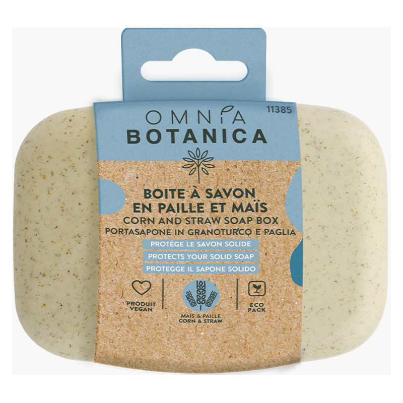Omnia Botanica Boite à savon en paille et maïs 11385