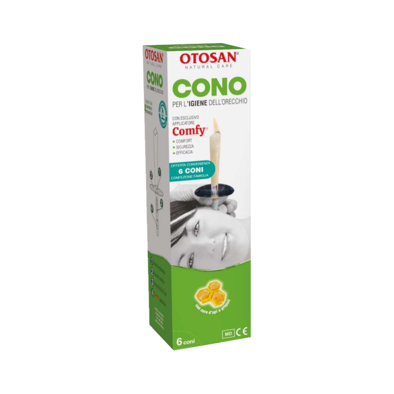 Otosan Cono Bougie auriculaires 6 cônes