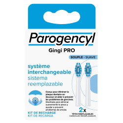 Parogencyl Gingi Pro 2 têtes remplaçables de brosse à dents