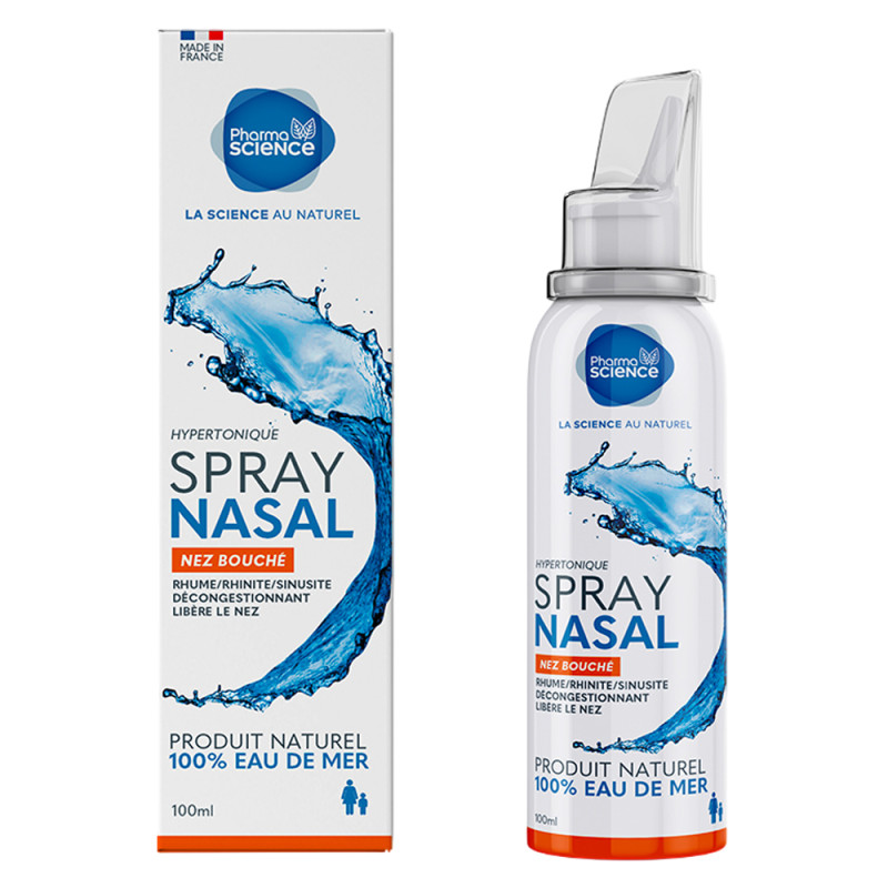 Pharmascience Spray Nasal Hypertonique Nez bouché 100ml