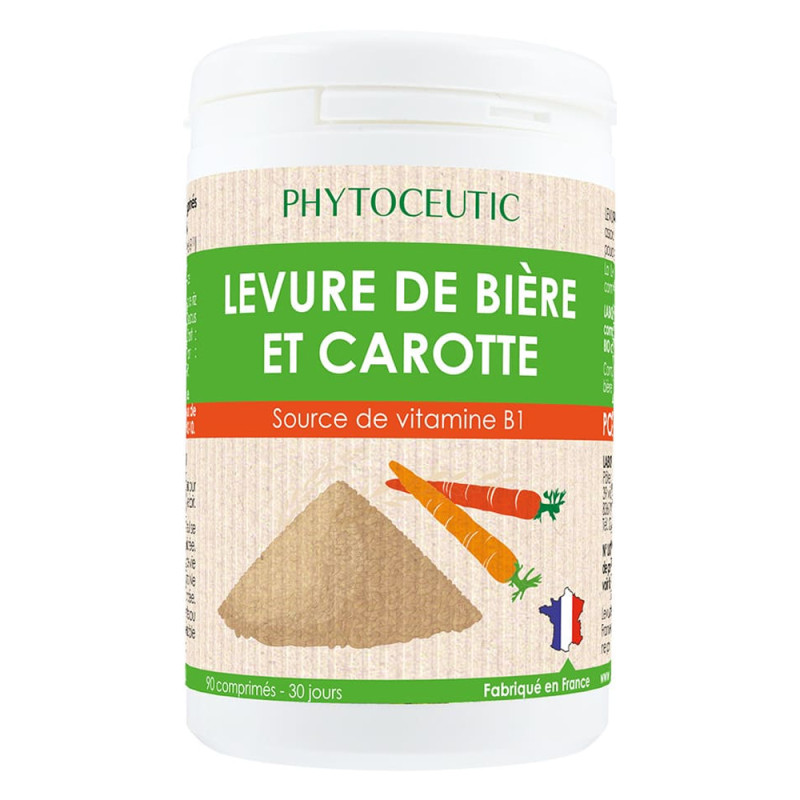 Phytoceutic Levure de Bière et Carotte 90 comprimes