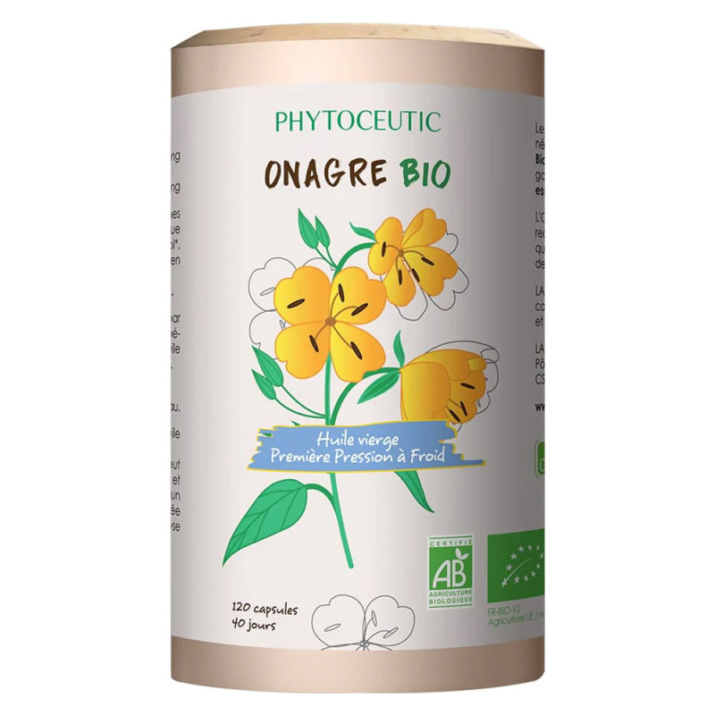 Phytoceutic Huile d'onagre bio 120 capsules