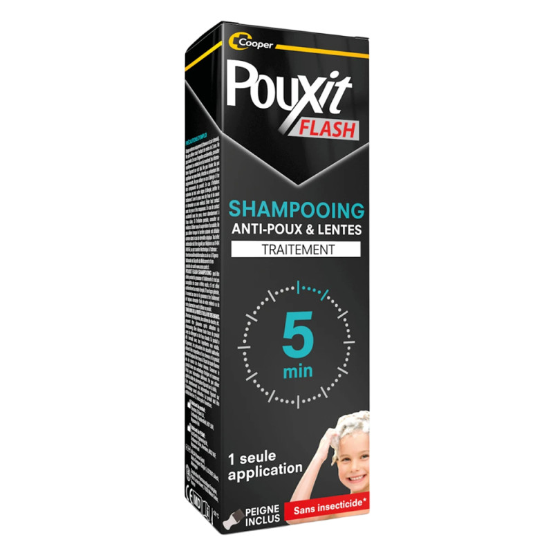 Pouxit Flash Shampooing Anti-poux & lentes 100ml