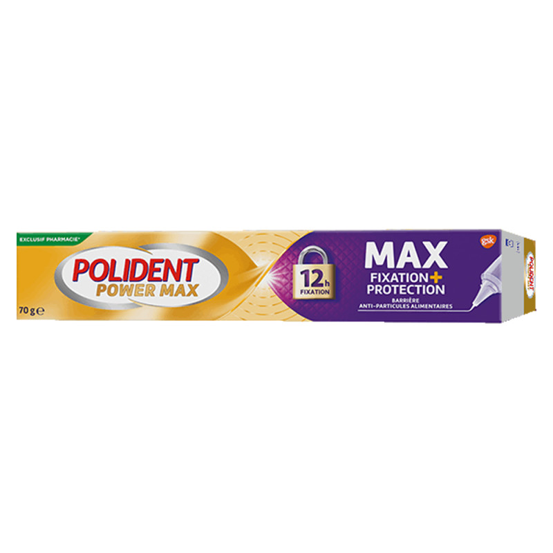 Polident Power Max fixation + protection 70gr