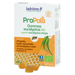 Ladrôme Propolis et eucalyptus bio Gommes 45gr