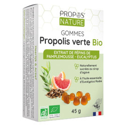 Propo's Nature Epp & Propolis verte bio Gommes 45gr
