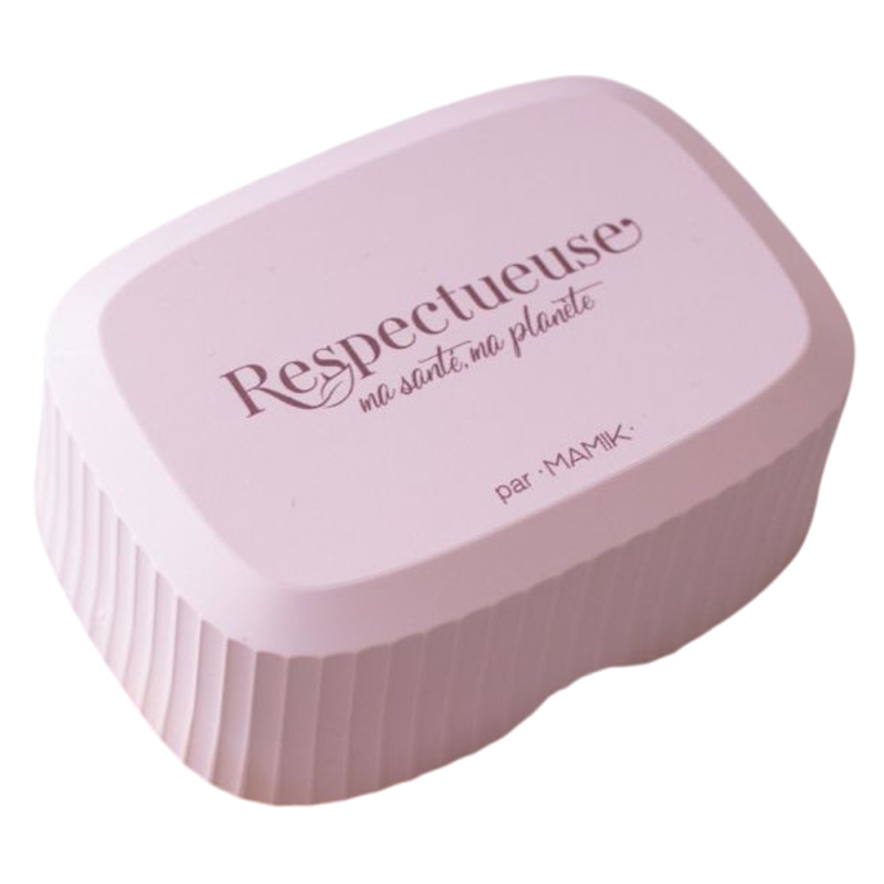 Respectueuse Boîte de transport rose poudré