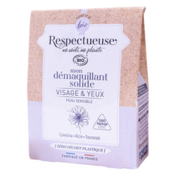 Respectueuse Mon Démaquillante solide visage et yeux bio 25gr