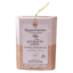 Respectueuse Gel douche solide Hypoallergenique bio 75gr