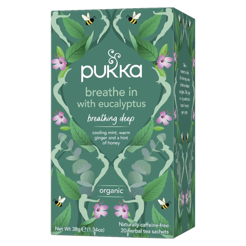 Pukka Inspiration à l'eucalyptus bio 20 sachets