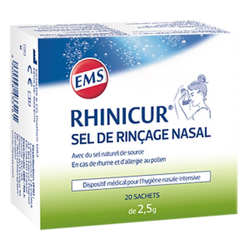 Rhinicur Sel de Rinçage Nasal 20 sachets