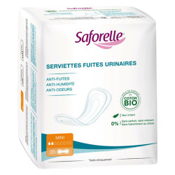 Saforelle Serviettes Fuites Urinaires Mini x20