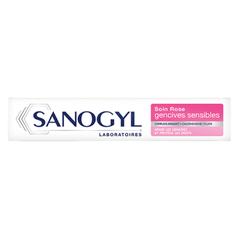 Sanogyl Soin Rose Dentifrice gencives sensibles 75ml